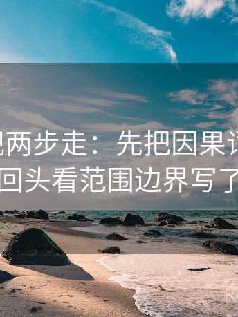欧乐影视两步走：先把因果词换中性，再回头看范围边界写了吗